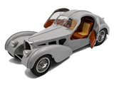 1937 Bugatti Atlantic Type 57 SC Silver 1:18 Solido Licensed Diecast Scale Model Car Collectible