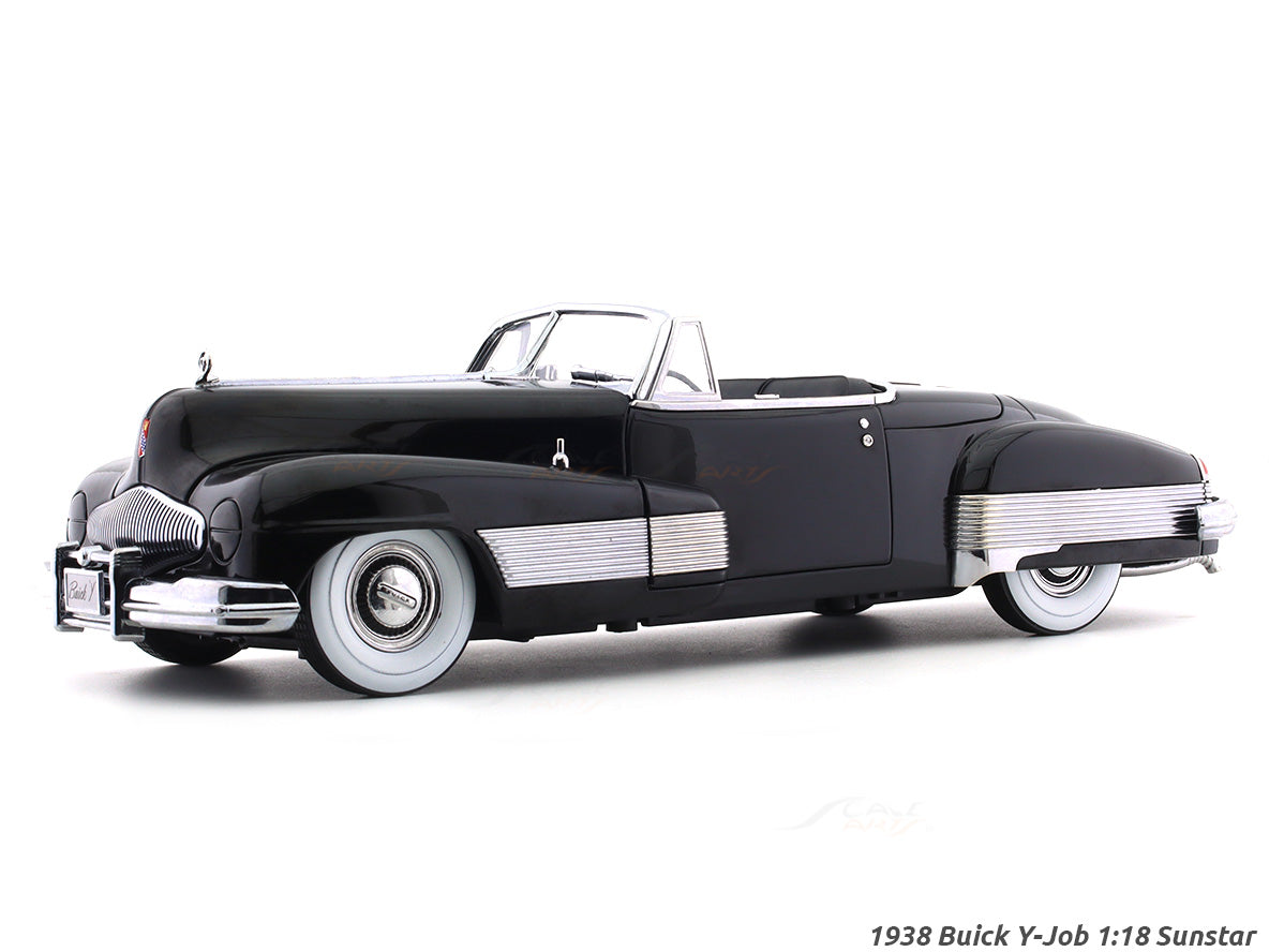 1938 Buick Y-Job black 1:18 Sunstar diecast Scale Model