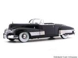 1938 Buick Y-Job black 1:18 Sunstar diecast Scale Model collectible