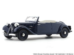 1938 Citroen Traction Avant 11B Cabriolet blue 1:18 Norev diecast scale model car collectible