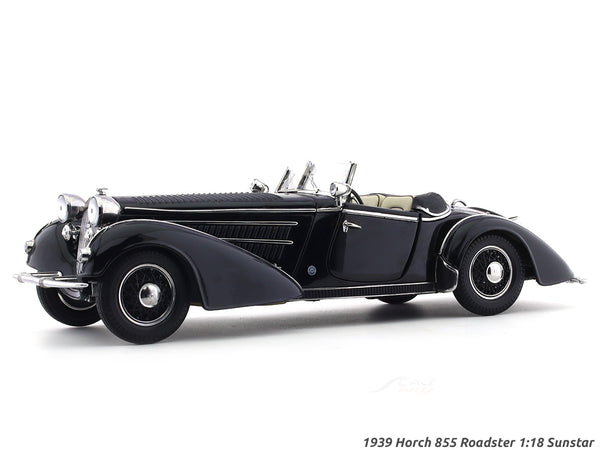 1939 Horch 855 Roadster black 1:18 Sunstar diecast Scale Model collectible