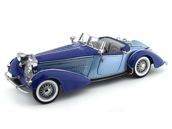 1939 Horch 855 Roadster blue 1:18 Sunstar diecast Scale Model 