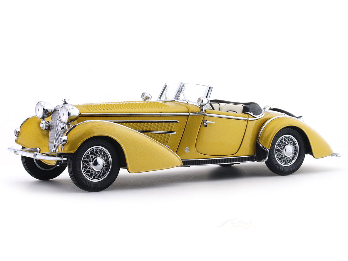 1939 Horch 855 Roadster Golden 1:18 Scale Model | Sunstar Diecast