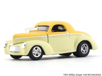 1941 Willys Coupe yellow 1:64 M2 Machines diecast scale model collectible