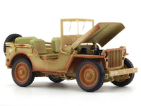 1944 Jeep Willys Desert 1:18 American Diorama diecast scale model car collectible