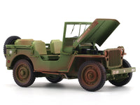 1944 Jeep Willys Green 1:18 American Diorama diecast scale model car collectible