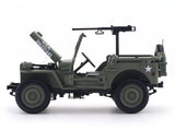 1944 Willys Jeep Military Green 1:18 Norev licensed diecast scale model car collectible