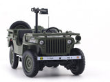 1944 Willys Jeep Military Green 1:18 Norev licensed diecast scale model car collectible