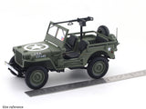 1944 Willys Jeep Military Green 1:18 Norev licensed diecast scale model car collectible