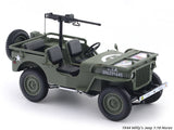 1944 Willys Jeep Military Green 1:18 Norev licensed diecast scale model car collectible
