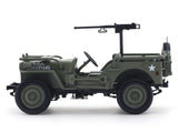 1944 Willys Jeep Military Green 1:18 Norev licensed diecast scale model car collectible