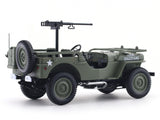 1944 Willys Jeep Military Green 1:18 Norev licensed diecast scale model car collectible