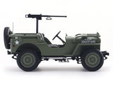 1944 Willys Jeep Military Green 1:18 Norev licensed diecast scale model car collectible