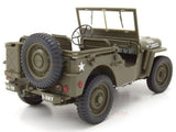 1944 Willys MB Jeep 1:18 Welly Licensed Diecast Scale Model Car Collectible | Classic WWII Military 4x4 | Buy in India