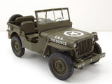 1944 Willys MB Jeep 1:18 Welly Licensed Diecast Scale Model Car Collectible | Classic WWII Military 4x4 | Buy in India