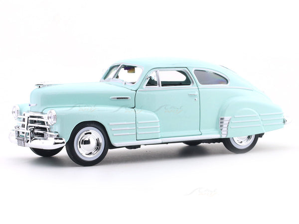 1948 Chevrolet Fleetline Aerosedan blue 1:24 Maisto licensed diecast scale model car collectible in India from Scale Arts