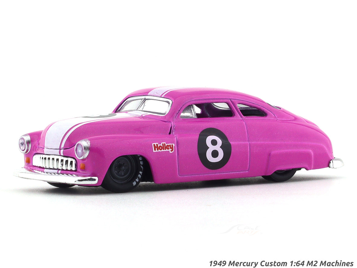 1949 Mercury Custom pink 1:64 M2 Machines diecast scale model
