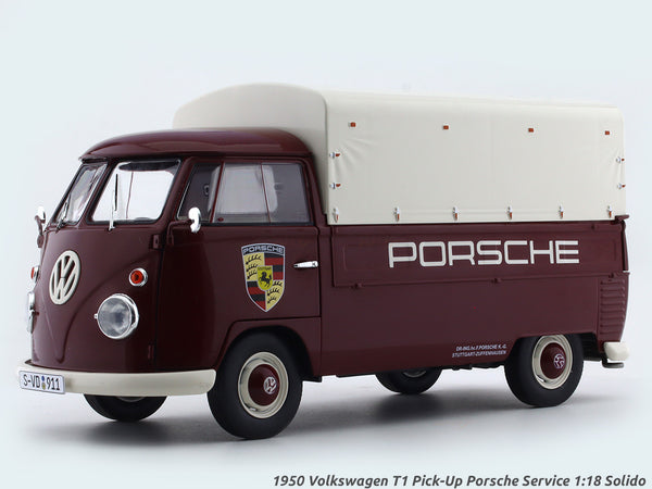 1950 Volkswagen T1 Pick-Up Porsche Service 1:18 Solido diecast Scale Model collectible