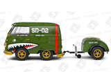 Volkswagen Kool Kombi Army Fighter 1:18 Solido licensed diecast scale model car collectible