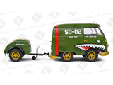 Volkswagen Kool Kombi Army Fighter 1:18 Solido licensed diecast scale model car collectible