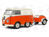 Volkswagen Kool Kombi Orange White 1:18 Solido licensed diecast scale model car collectible