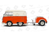 Volkswagen Kool Kombi Orange White 1:18 Solido licensed diecast scale model car collectible