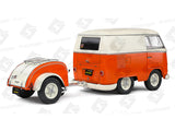 Volkswagen Kool Kombi Orange White 1:18 Solido licensed diecast scale model car collectible