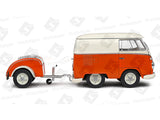 Volkswagen Kool Kombi Orange White 1:18 Solido licensed diecast scale model car collectible