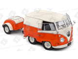 Volkswagen Kool Kombi Orange White 1:18 Solido licensed diecast scale model car collectible