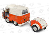 Volkswagen Kool Kombi Orange White 1:18 Solido licensed diecast scale model car collectible