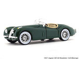 1951 Jaguar XK120 Roadster green 1:24 Bburago licensed diecast Scale Model car