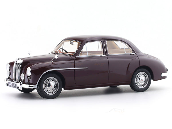1953–1956 MG Magnette ZA Autumn Red 1:18 Cult Models Premium Resin Scale Model Car collectible