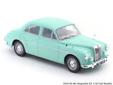 1953–1956 MG Magnette ZA Island green 1:18 Cult Models Premium Resin Scale Model Car Collectible