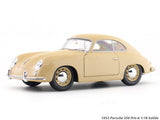 1953 Porsche 356 Pre-A beige 1:18 Solido licensed diecast scale model car collectible