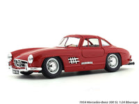 1954 Mercedes-Benz 300 SL Red 1:24 Bburago licensed diecast Scale Model car