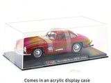 1954 Mercedes-Benz 300SL Red with Acrylic Case 1:24 Bburago Licensed Diecast Scale Model Car Collectible