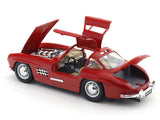 1954 Mercedes-Benz 300SL Red with Acrylic Case 1:24 Bburago Licensed Diecast Scale Model Car Collectible