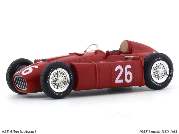 1955 Lancia D50 26 Alberto Ascari 1:43 diecast scale model car collectible