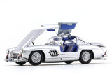 1955 Mercedes-Benz 300SL silver 1:64 Briscale diecast scale model collectible
