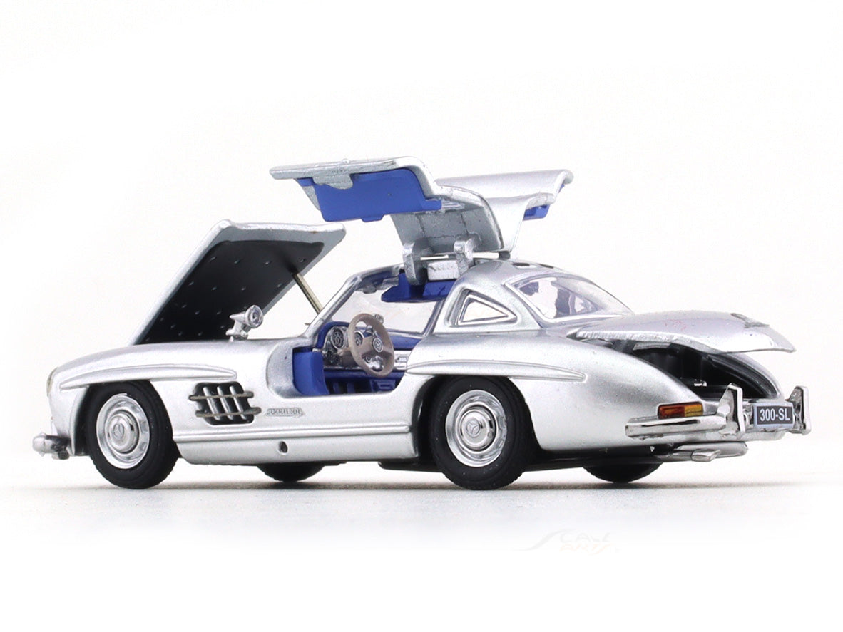 1955 Mercedes-Benz 300SL silver 1:64 Briscale diecast scale model