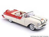 1955 Pontiac Star Chief Red & Beige 1:18 Scale Model | Sunstar Platinum Collection
