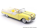1955 Pontiac Star Chief Yellow & Beige 1:18 Scale Model | Sunstar Platinum Collection