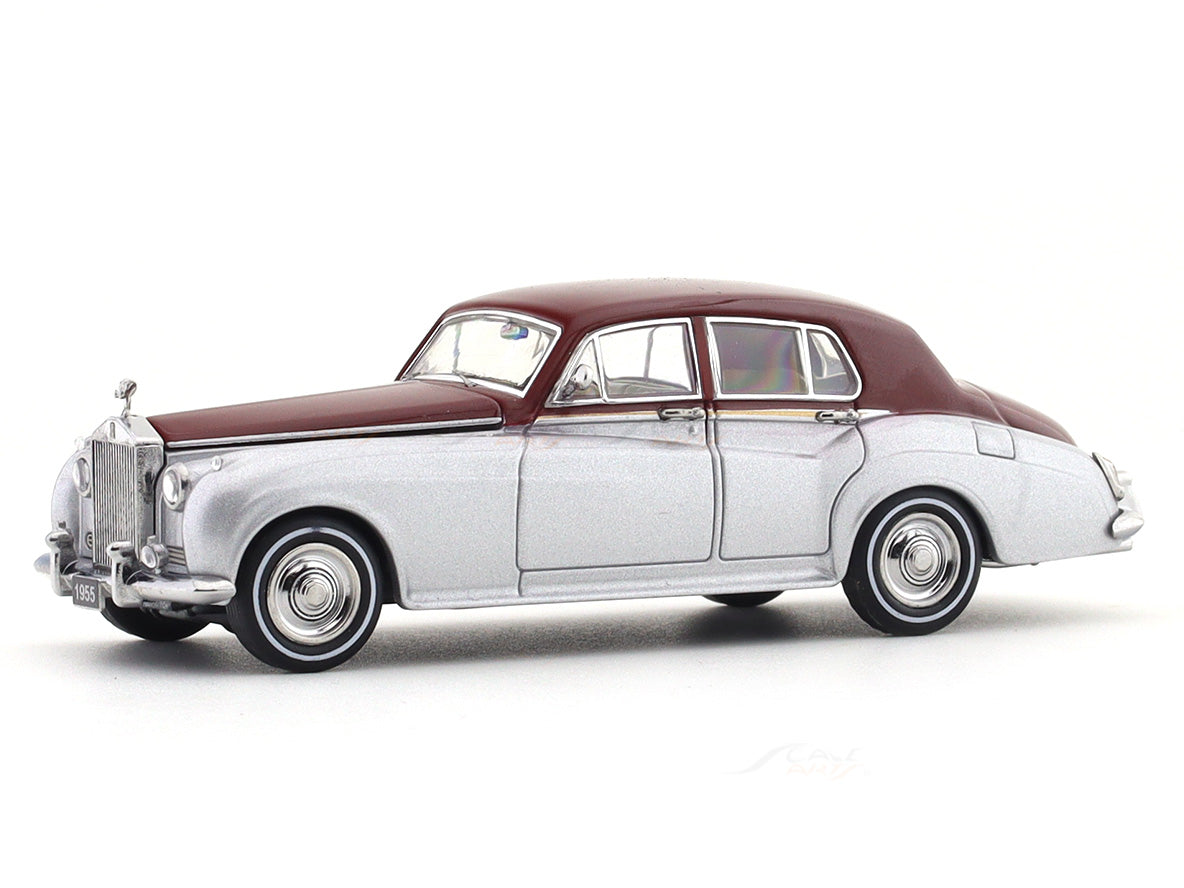 1955 Rolls-Royce Silver Cloud silver maroon 1:64 GFCC diecast