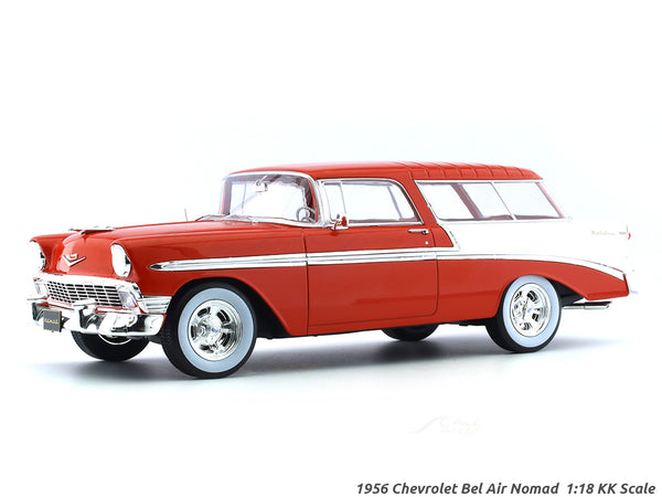 1956 Chevrolet Bel Air Nomad red 1:18 KK Scale diecast scale model car collectible