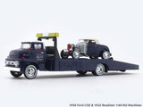 1956 Ford COE & 1932 Roadster 1:64 M2 Machines diecast hauler scale model
