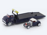 1956 Ford COE & 1932 Roadster 1:64 M2 Machines diecast hauler scale model