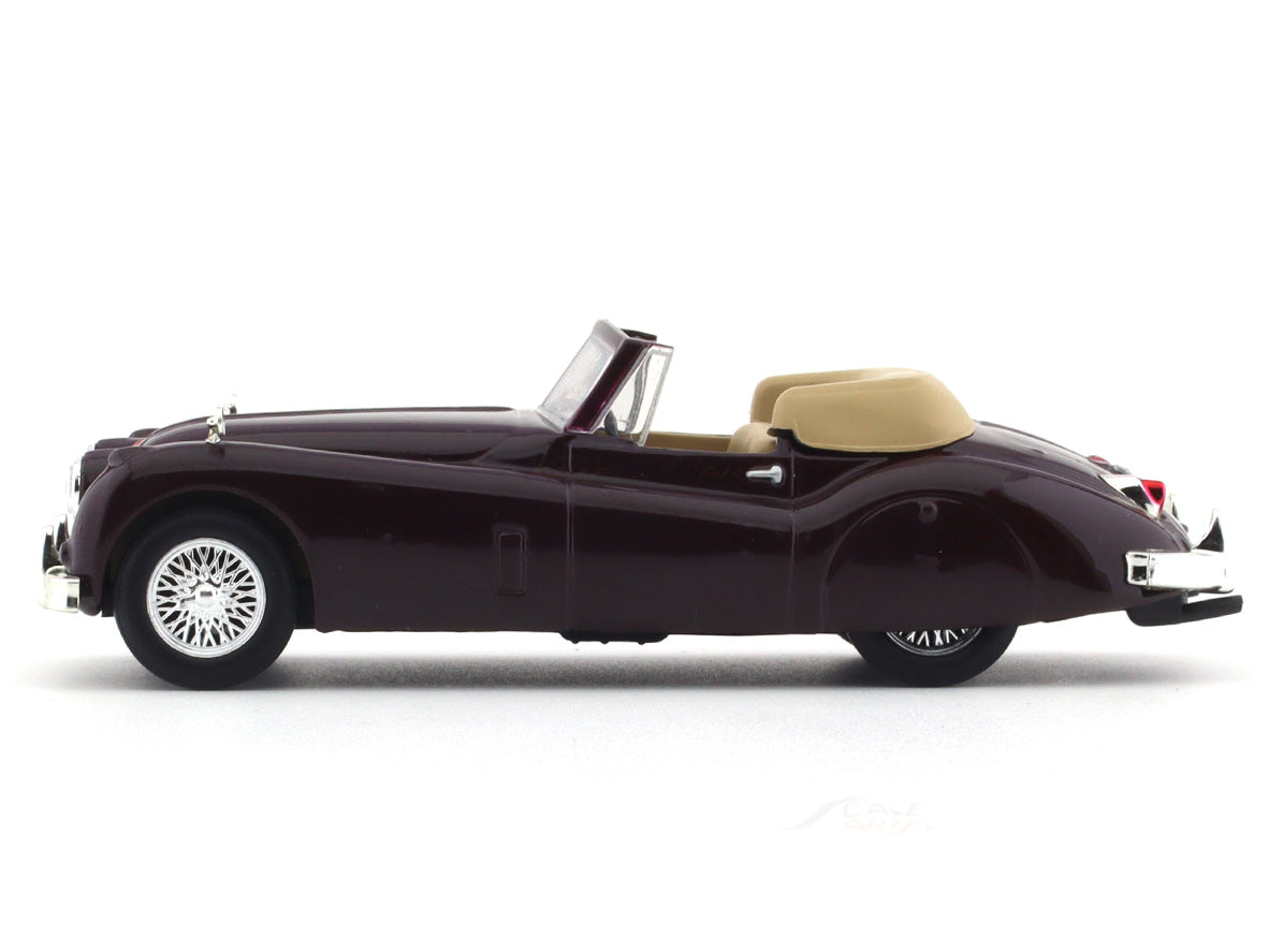 Miniature Quiralu Jaguar XK 140 1:43 – Rouge – Neuf Sous Boîte