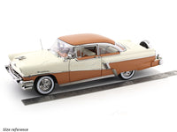 1956 Mercury MontClair Hard Top Glamour Tan Classic White 1:18 SunStar diecast scale model car collectible