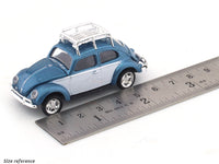 1956 Volkswagen Beetle Deluxe blue 1:64 M2 Machines diecast scale car collectible