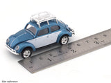 1956 Volkswagen Beetle Deluxe blue 1:64 M2 Machines diecast scale car collectible